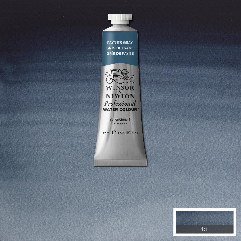 imageWinsor amp Newton Professional Watercolour Revival Collection Half Pan Tyrian PurplePaynes Gray