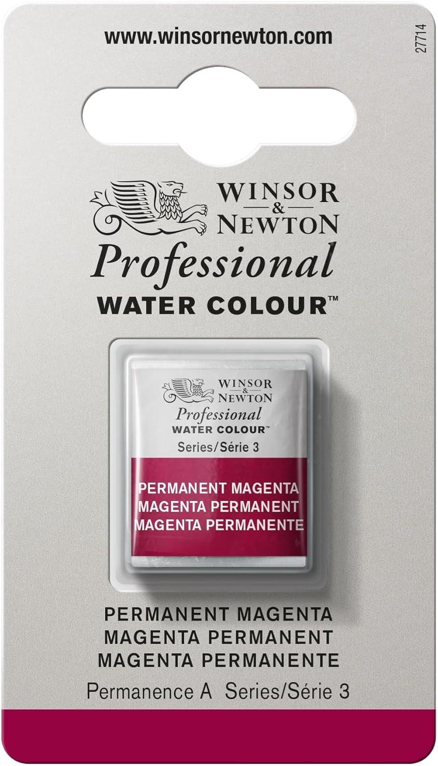 imageWinsor amp Newton Professional Watercolour Revival Collection Half Pan Tyrian PurplePermanent Magenta