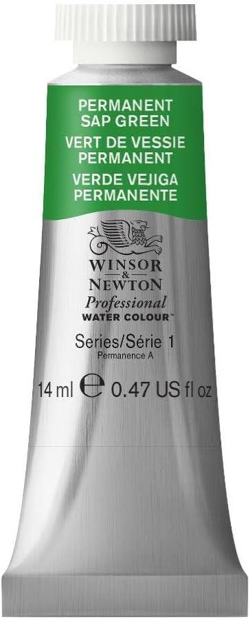 imageWinsor amp Newton Professional Watercolour Revival Collection Half Pan Tyrian PurplePermanent Sap Green
