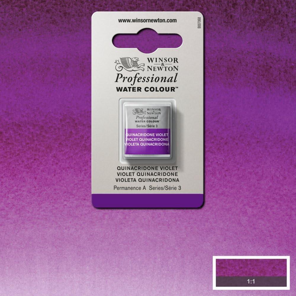 imageWinsor amp Newton Professional Watercolour Revival Collection Half Pan Tyrian PurpleQuinacridone Violet