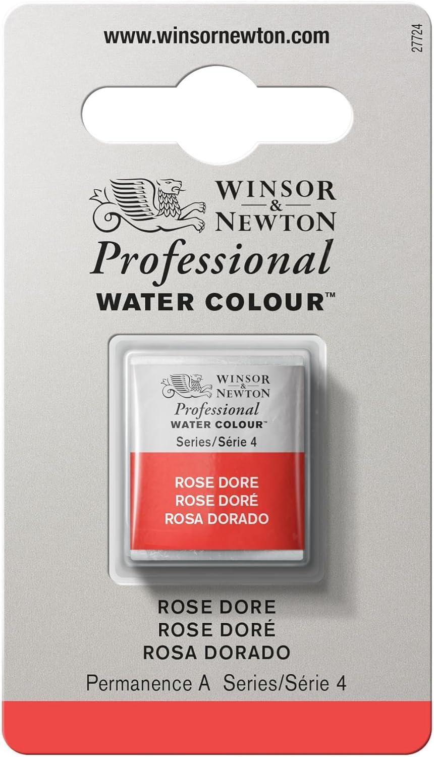 imageWinsor amp Newton Professional Watercolour Revival Collection Half Pan Tyrian PurpleRose Dore