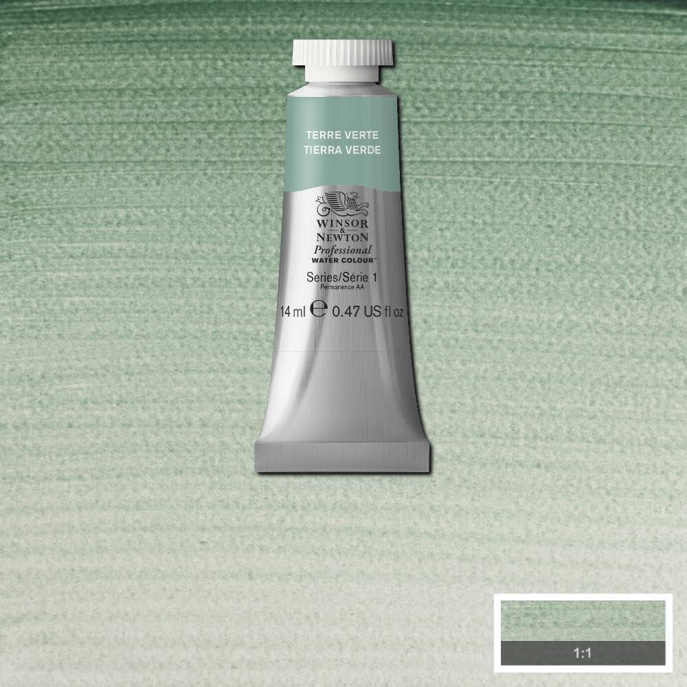 imageWinsor amp Newton Professional Watercolour Revival Collection Half Pan Tyrian PurpleTerre Verte