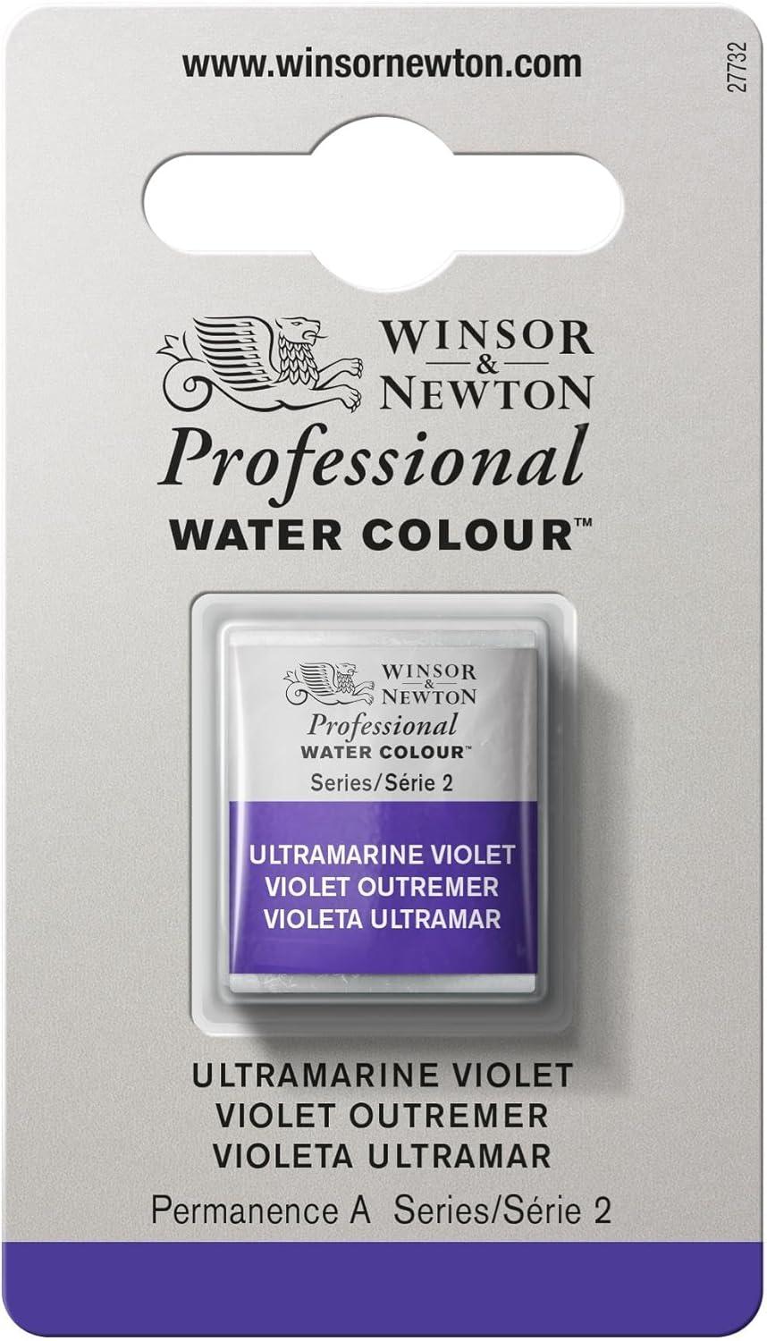 imageWinsor amp Newton Professional Watercolour Revival Collection Half Pan Tyrian PurpleUltramarine Violet