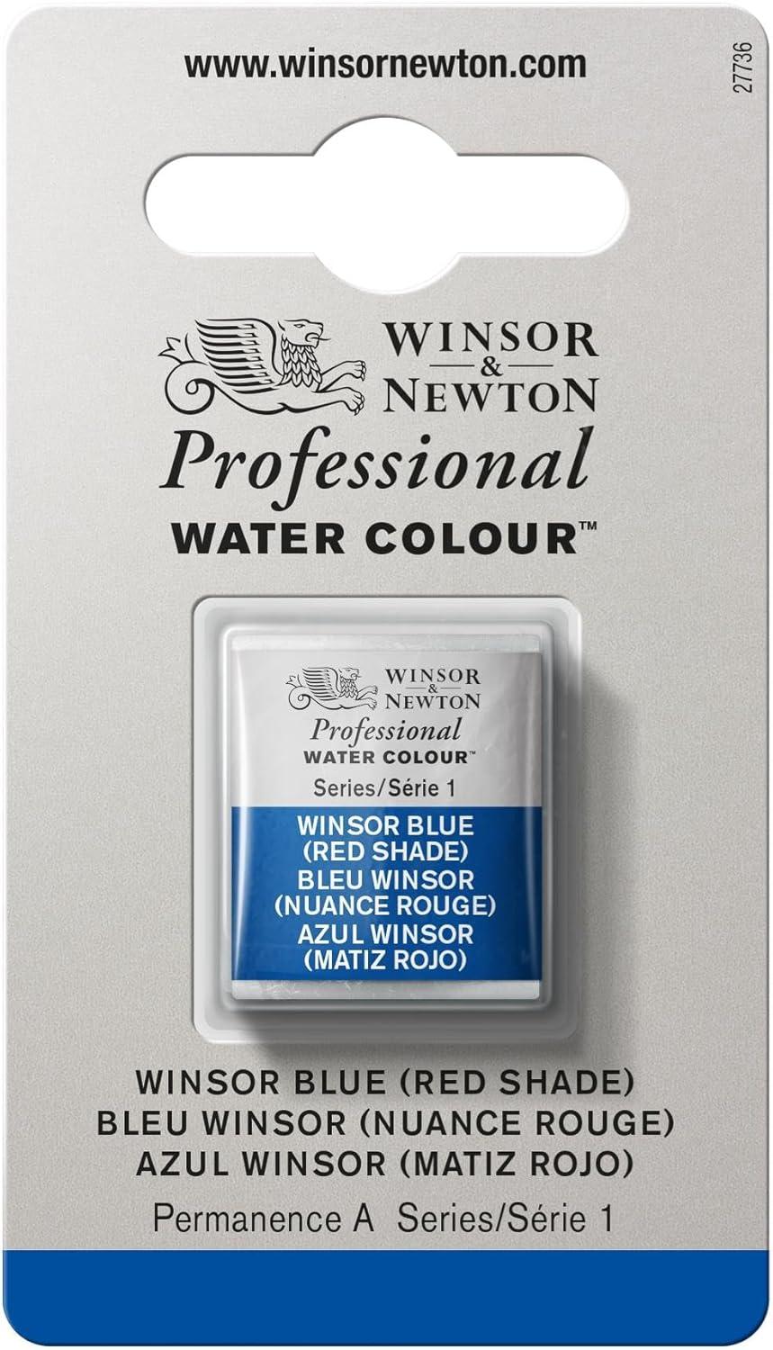 imageWinsor amp Newton Professional Watercolour Revival Collection Half Pan Tyrian PurpleWinsor Blue Red Shade
