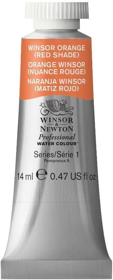 imageWinsor amp Newton Professional Watercolour Revival Collection Half Pan Tyrian PurpleWinsor Orange Red Shade
