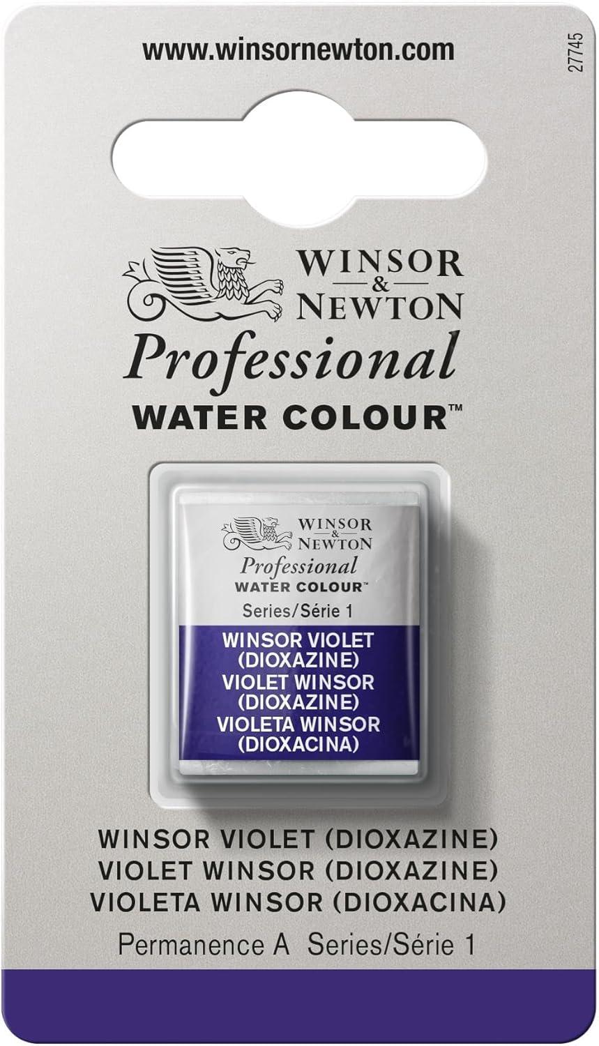 imageWinsor amp Newton Professional Watercolour Revival Collection Half Pan Tyrian PurpleWinsor Violet Dioxazine