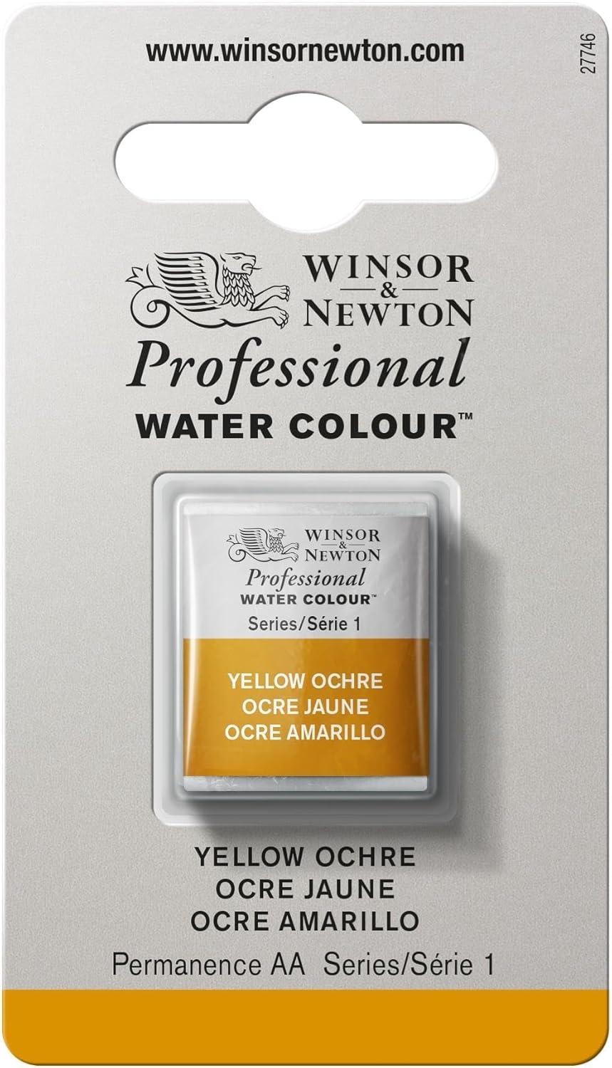 imageWinsor amp Newton Professional Watercolour Revival Collection Half Pan Tyrian PurpleYellow Ochre
