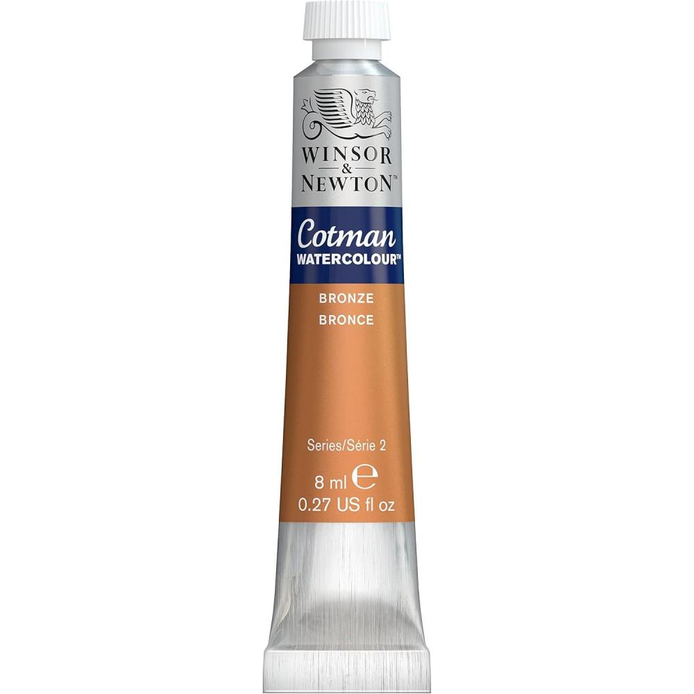 imageWinsor amp Newton Cotman Watercolor Paint 21ml 071oz Tube Intense Phthalo BlueBronze