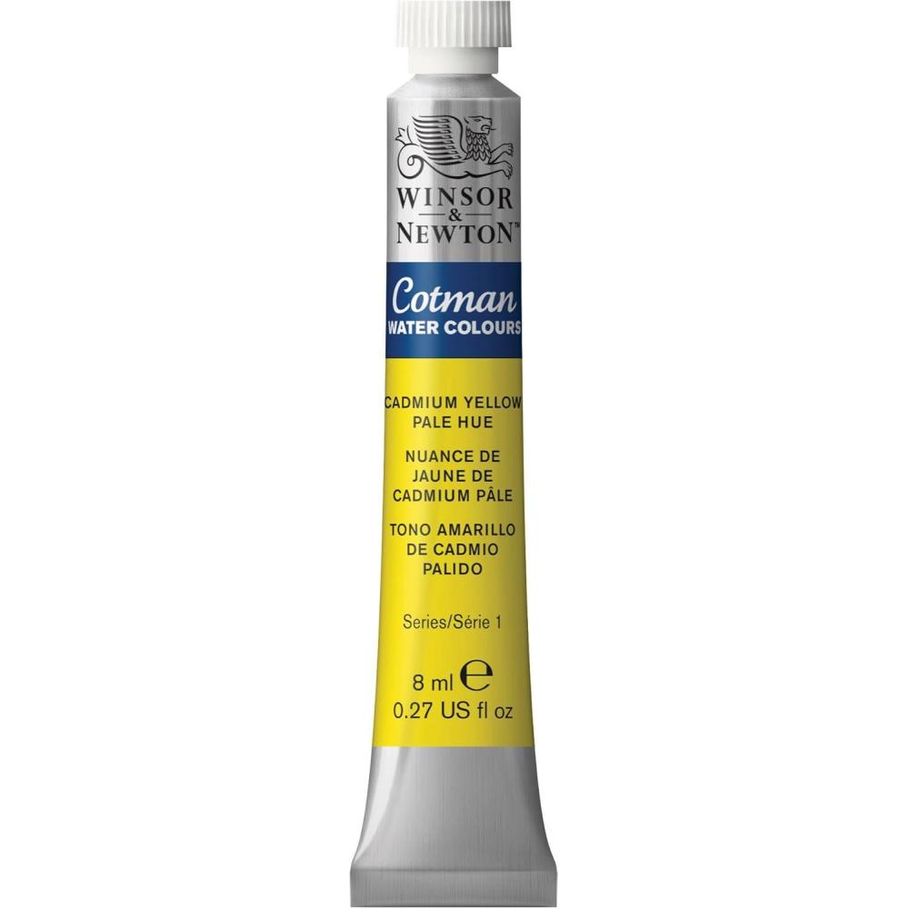imageWinsor amp Newton Cotman Watercolor Paint 21ml 071oz Tube Intense Phthalo BlueCadmium Yellow Pale Hue