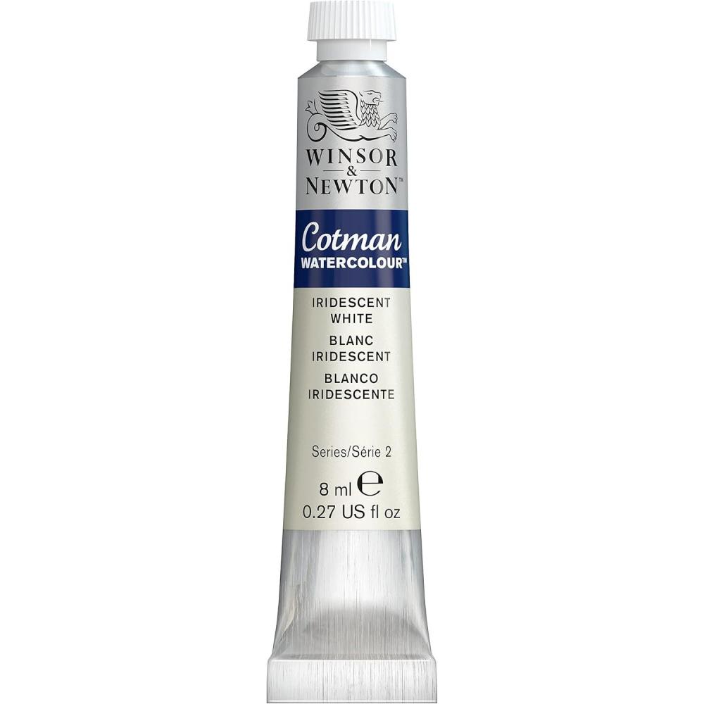 imageWinsor amp Newton Cotman Watercolor Paint 21ml 071oz Tube Intense Phthalo BlueIridescent White