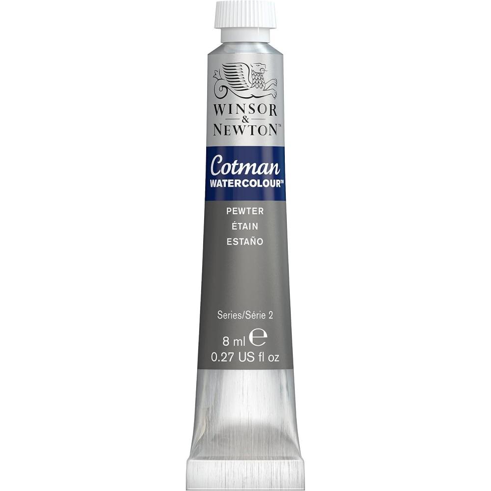 imageWinsor amp Newton Cotman Watercolor Paint 21ml 071oz Tube Intense Phthalo BluePewter