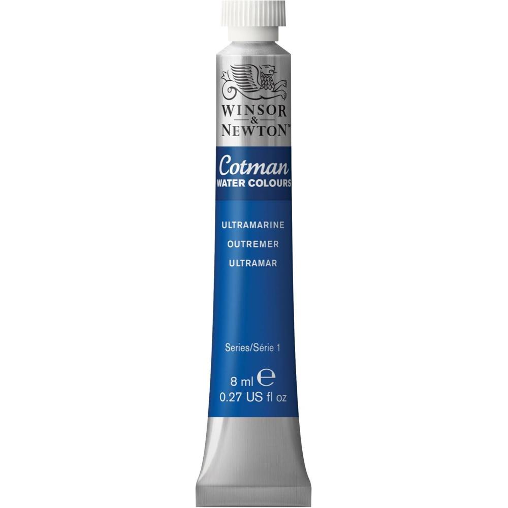 imageWinsor amp Newton Cotman Watercolor Paint 21ml 071oz Tube Intense Phthalo BlueUltramarine