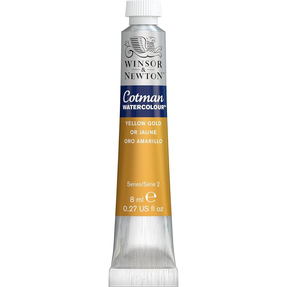 imageWinsor amp Newton Cotman Watercolor Paint 21ml 071oz Tube Intense Phthalo BlueYellow Gold