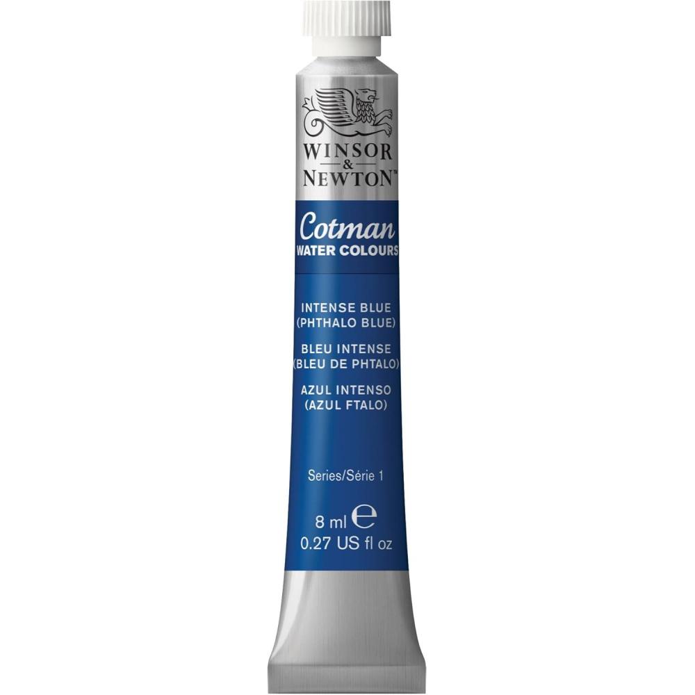 imageWinsor amp Newton Cotman Watercolor Paint Half Pan Alizarin Crimson HueIntense Phthalo Blue