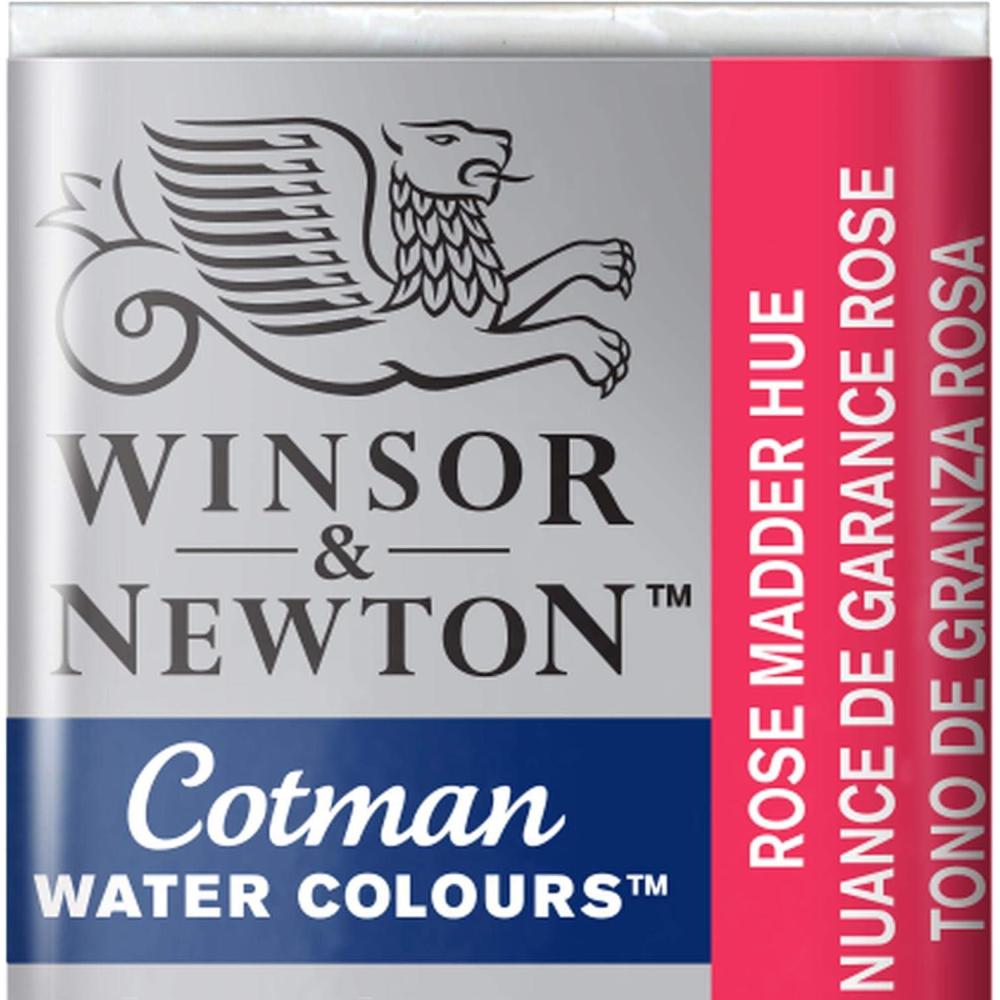 imageWinsor amp Newton Cotman Watercolor Paint Half Pan Alizarin Crimson HueRose Madder Hue