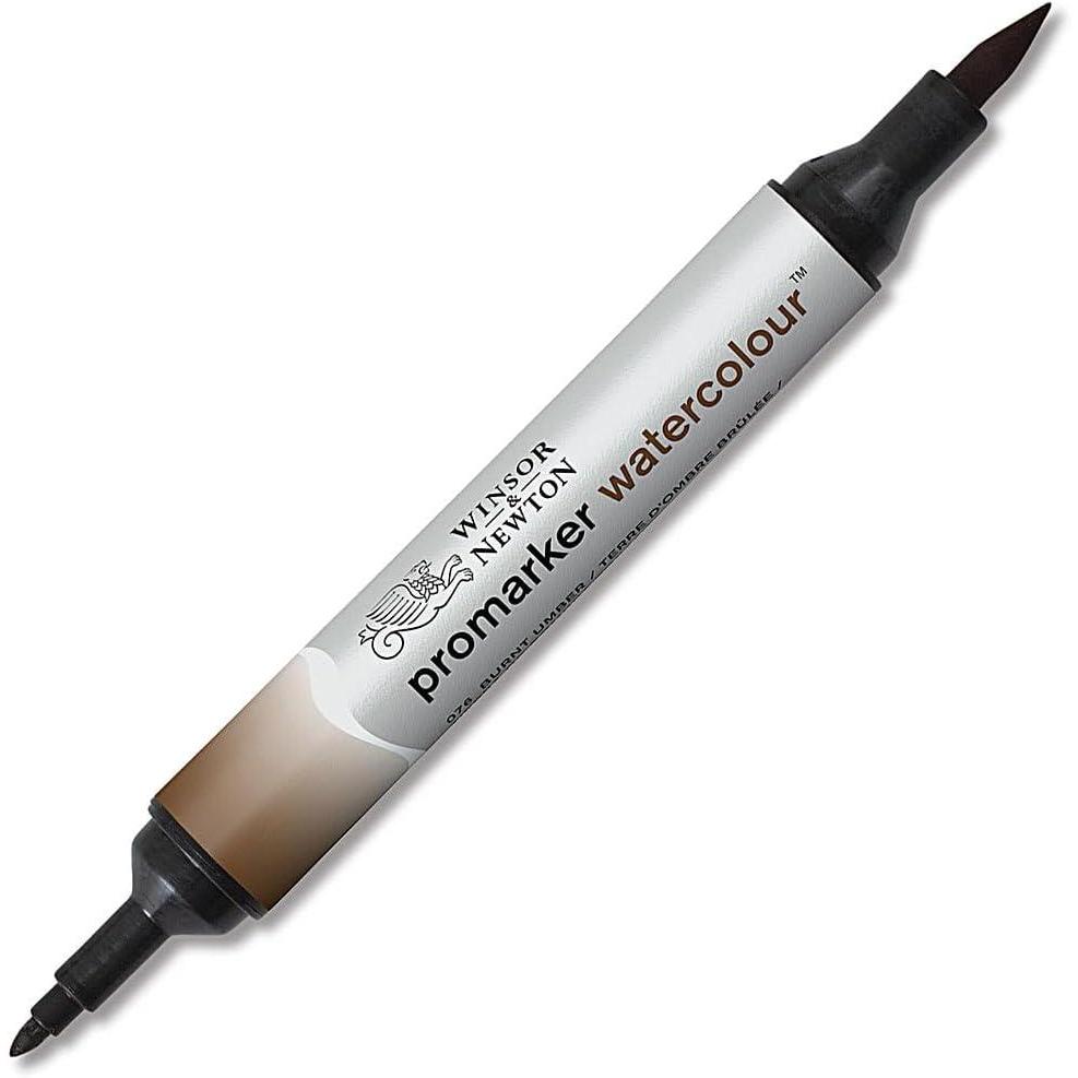 imageWinsor amp Newton ProMarker Watercolor Marker Alizarin Crimson HueBurnt Umber