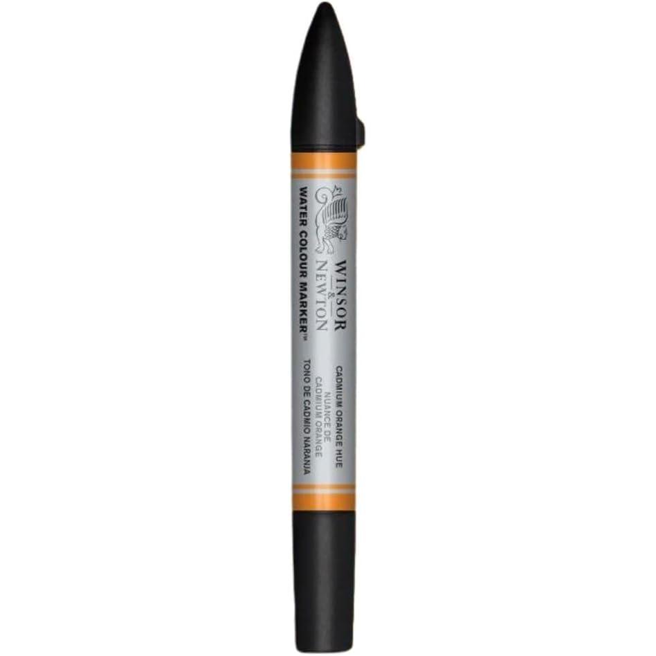 imageWinsor amp Newton ProMarker Watercolor Marker Alizarin Crimson HueCadmium Orange Hue