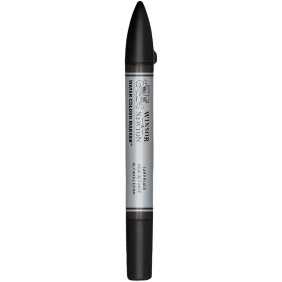 imageWinsor amp Newton ProMarker Watercolor Marker Alizarin Crimson HueLamp Black