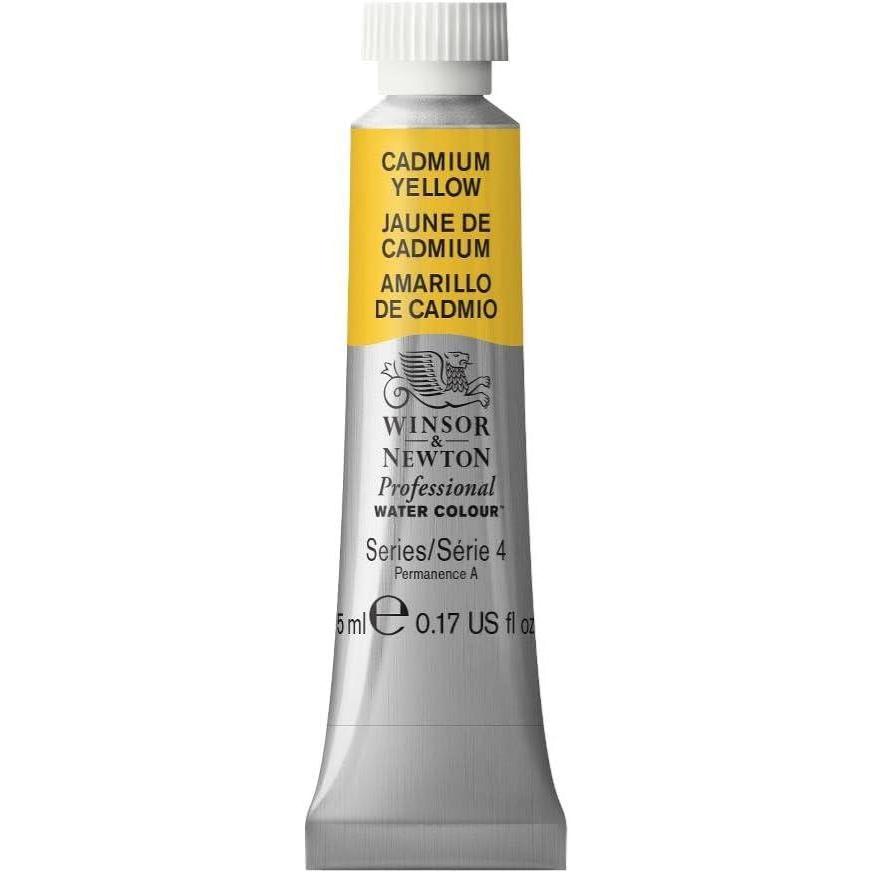 imageWinsor amp Newton Professional Watercolor 14ml 047oz Tube Lemon Yellow DeepCadmium Yellow