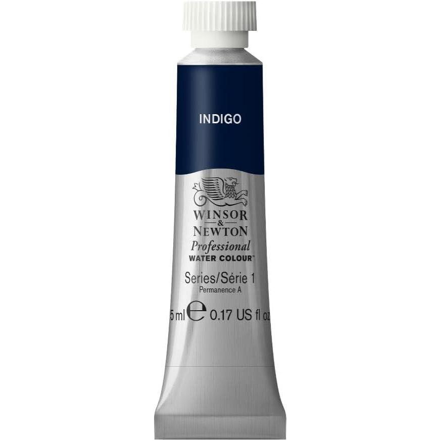 imageWinsor amp Newton Professional Watercolor 14ml 047oz Tube Lemon Yellow DeepIndigo