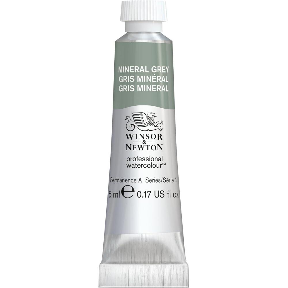 imageWinsor amp Newton Professional Watercolor 14ml 047oz Tube Lemon Yellow DeepMineral Grey
