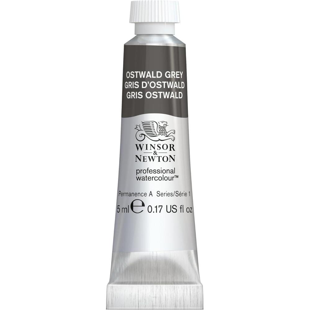 imageWinsor amp Newton Professional Watercolor 14ml 047oz Tube Lemon Yellow DeepOstwald Grey