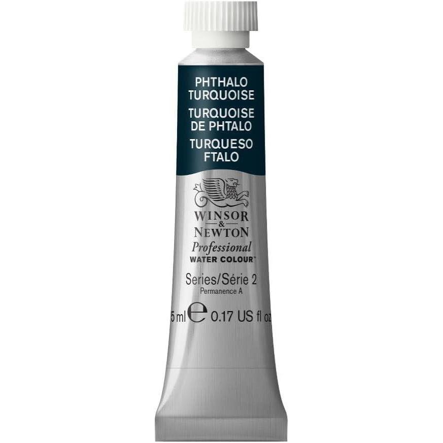 imageWinsor amp Newton Professional Watercolor 14ml 047oz Tube Lemon Yellow DeepPhthalo Turquoise
