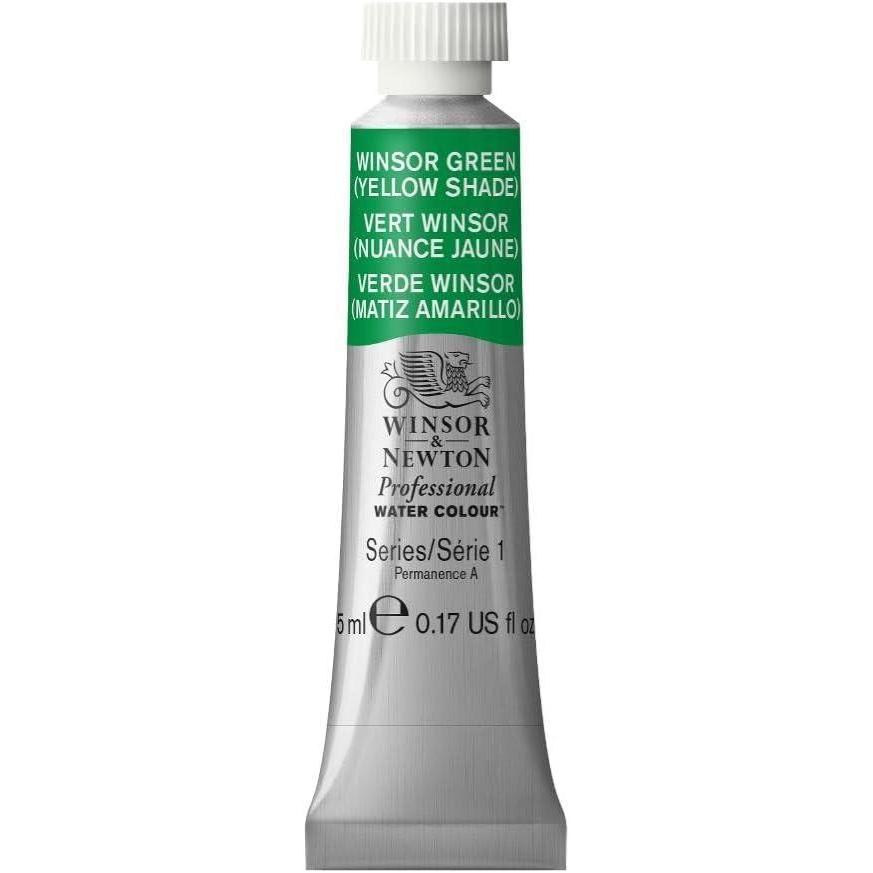imageWinsor amp Newton Professional Watercolor 14ml 047oz Tube Lemon Yellow DeepWinsor Green Yellow Shade