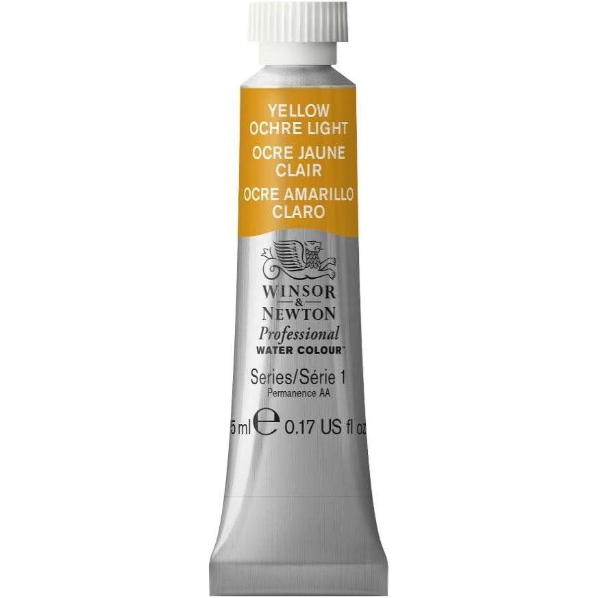 imageWinsor amp Newton Professional Watercolor 14ml 047oz Tube Lemon Yellow DeepYellow Ochre Light