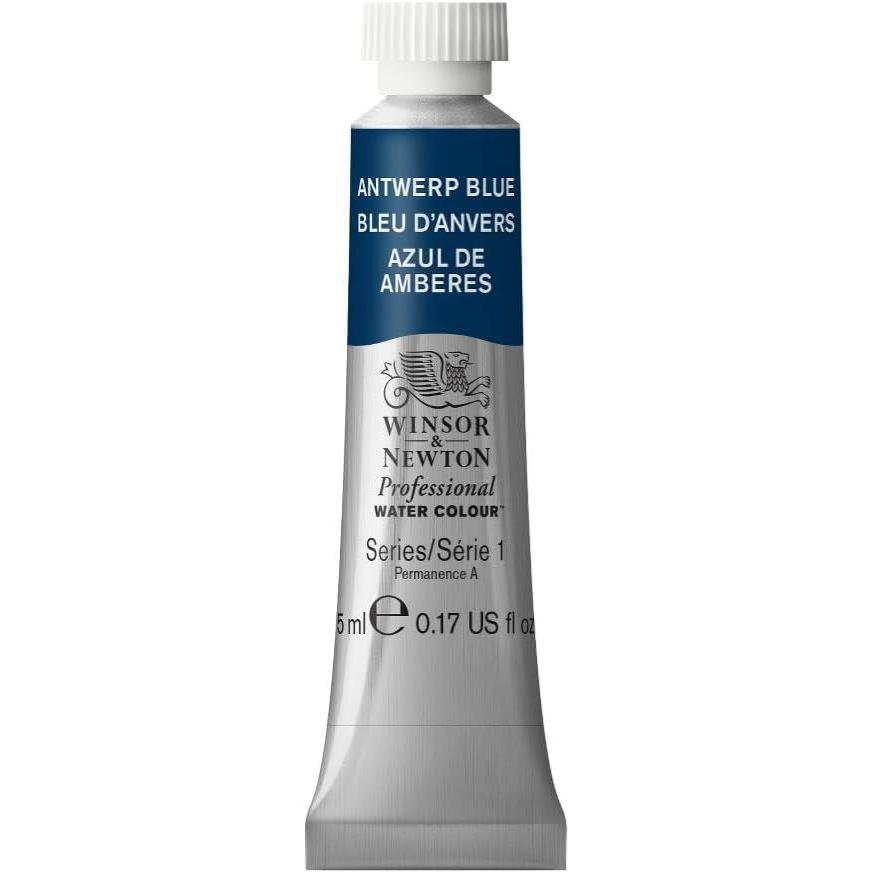 imageWinsor amp Newton Professional Watercolour Revival Collection Half Pan Tyrian PurpleAntwerp Blue
