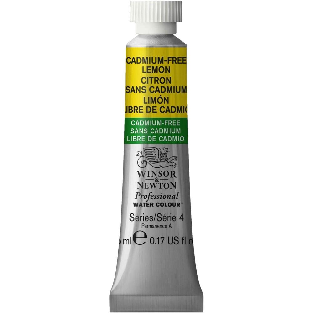 imageWinsor amp Newton Professional Watercolour Revival Collection Half Pan Tyrian PurpleCadmiumfree Lemon