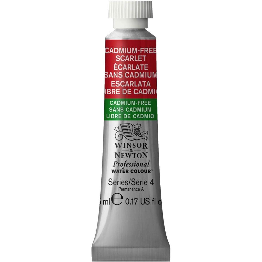 imageWinsor amp Newton Professional Watercolour Revival Collection Half Pan Tyrian PurpleCadmiumfree Scarlet