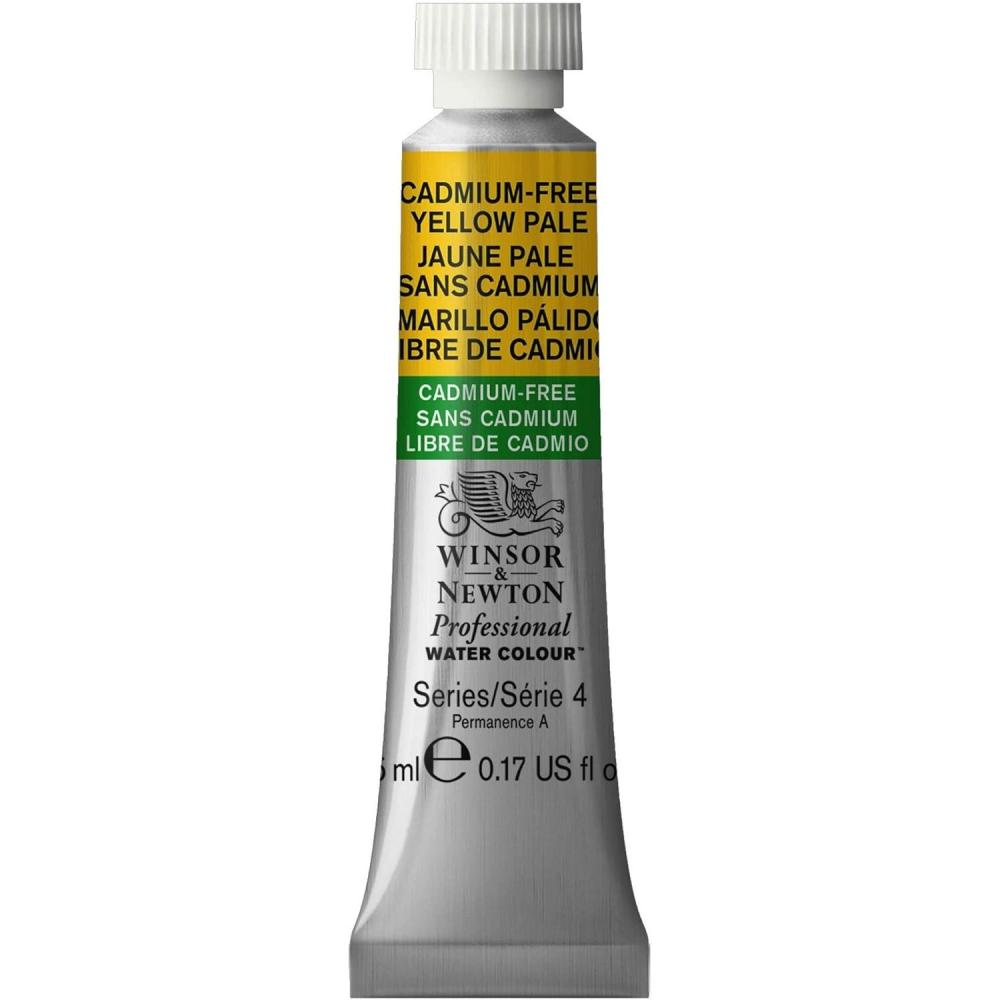 imageWinsor amp Newton Professional Watercolour Revival Collection Half Pan Tyrian PurpleCadmiumfree Yellow Pale