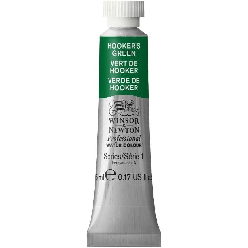 imageWinsor amp Newton Professional Watercolour Revival Collection Half Pan Tyrian PurpleHookers Green