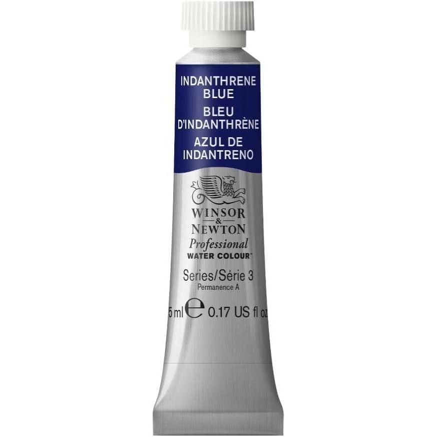 imageWinsor amp Newton Professional Watercolour Revival Collection Half Pan Tyrian PurpleIndanthrene Blue