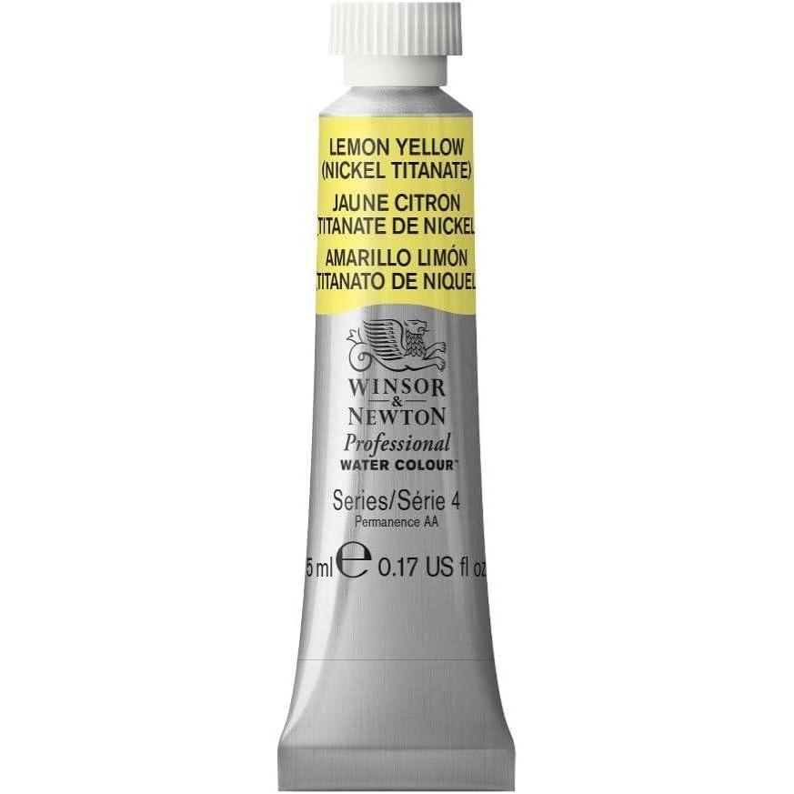 imageWinsor amp Newton Professional Watercolour Revival Collection Half Pan Tyrian PurpleLemon Yellow Hue