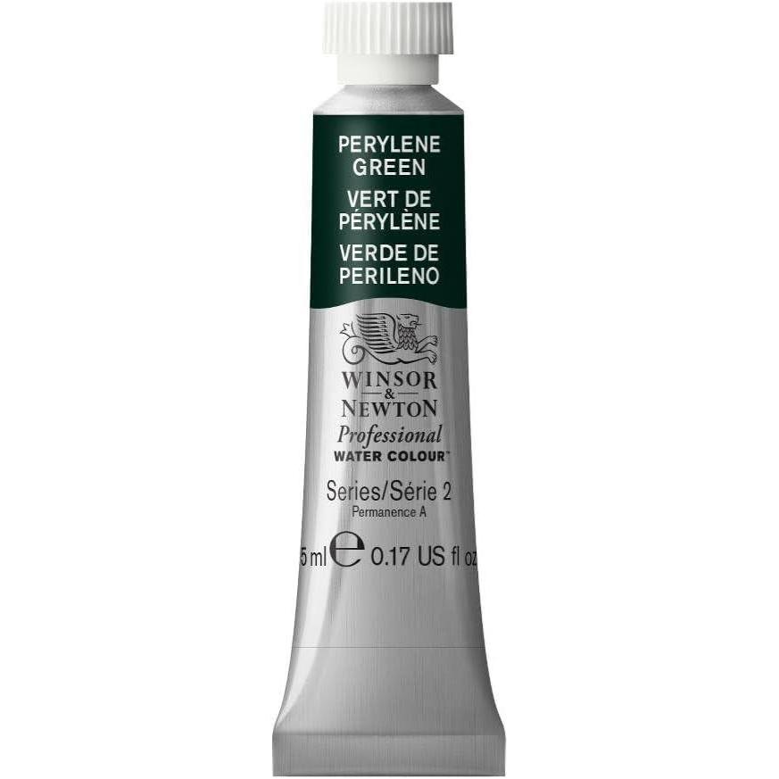 imageWinsor amp Newton Professional Watercolour Revival Collection Half Pan Tyrian PurplePerylene Green