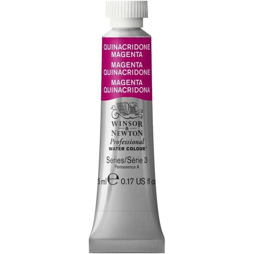 imageWinsor amp Newton Professional Watercolour Revival Collection Half Pan Tyrian PurpleQuinacridone Magenta