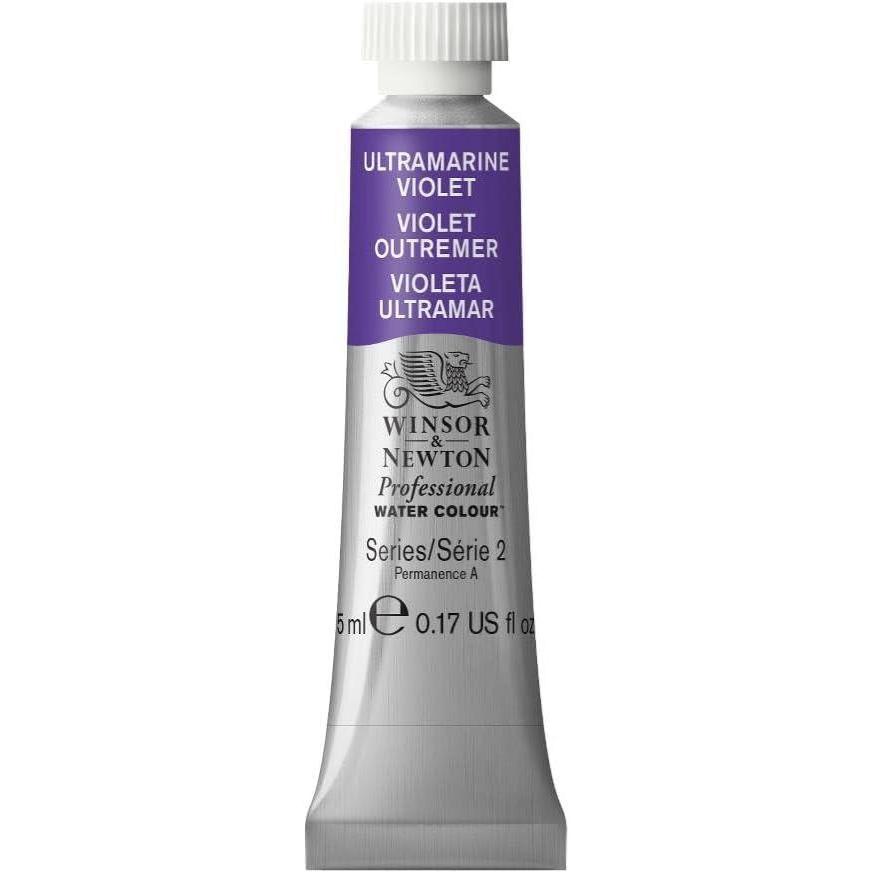 imageWinsor amp Newton Professional Watercolour Revival Collection Half Pan Tyrian PurpleUltramarine Violet