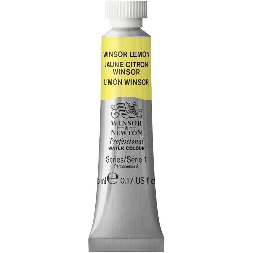 imageWinsor amp Newton Professional Watercolour Revival Collection Half Pan Tyrian PurpleWinsor Lemon