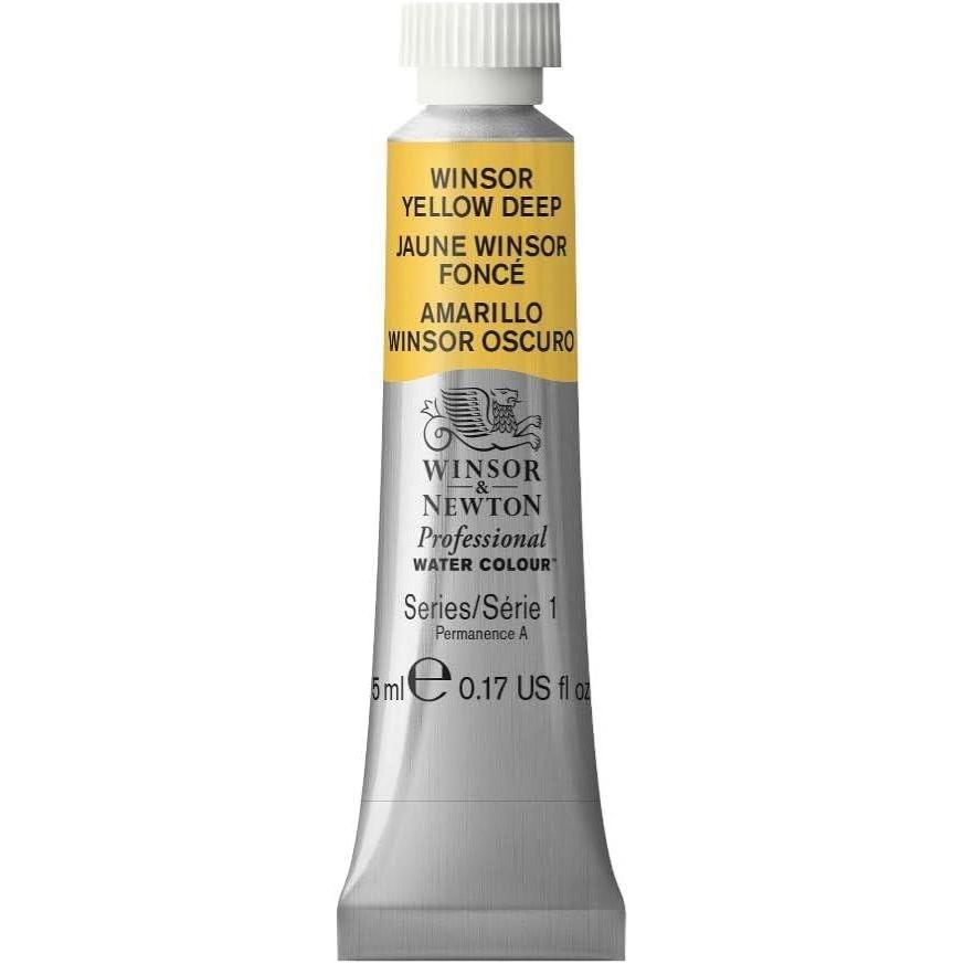 imageWinsor amp Newton Professional Watercolour Revival Collection Half Pan Tyrian PurpleWinsor Yellow Deep