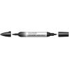 Winsor & Newton ProMarker Watercolor Marker, Alizarin Crimson Hue(Lamp Black)