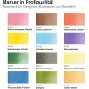 Winsor & Newton ProMarker Watercolor Marker Set, 24 Count, Basic Tones(Basic Tones)