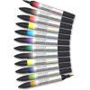 Winsor & Newton ProMarker Watercolor Marker Set, 24 Count, Basic Tones(Basic Tones)