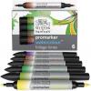 Winsor & Newton ProMarker Watercolor Marker Set, 24 Count, Basic Tones(Foliage Tones)