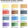 Winsor & Newton ProMarker Watercolor Marker Set, 24 Count, Basic Tones(Landscape Tones)