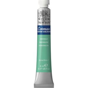 Winsor & Newton Cotman Watercolor Paint, 21ml (0.71-oz) Tube, Intense Phthalo Blue(Emerald)