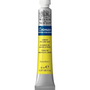 Winsor & Newton Cotman Watercolor Paint, 21ml (0.71-oz) Tube, Intense Phthalo Blue(Lemon Yellow Hue)