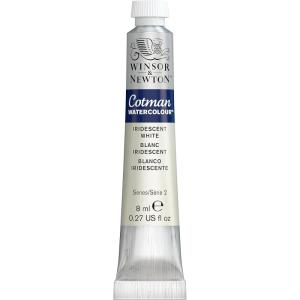 Winsor & Newton Cotman Watercolor Paint, Half Pan, Alizarin Crimson Hue(Iridescent White)