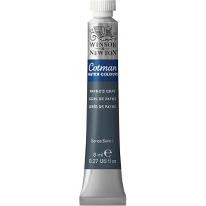 Winsor & Newton Cotman Watercolor Paint, Half Pan, Alizarin Crimson Hue(Payne’s Gray)